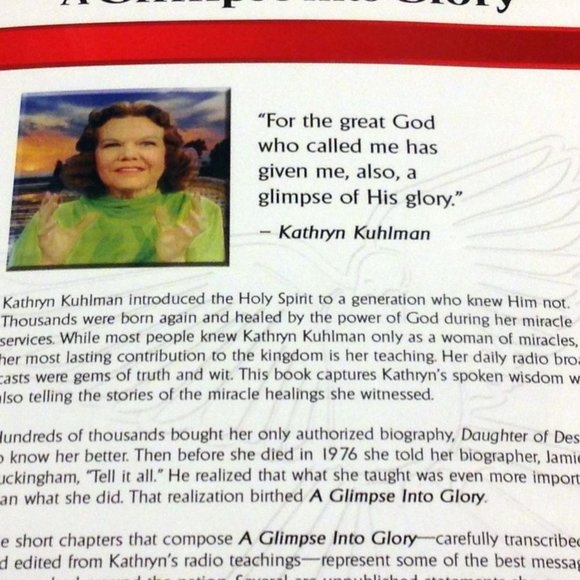 3 for $10 book sale! Christian Evangelism, Kuhlman A Glimpse of Glory - Picture 2 of 3